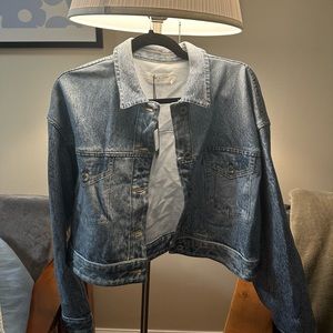 Rag and Bone faux denim jacket